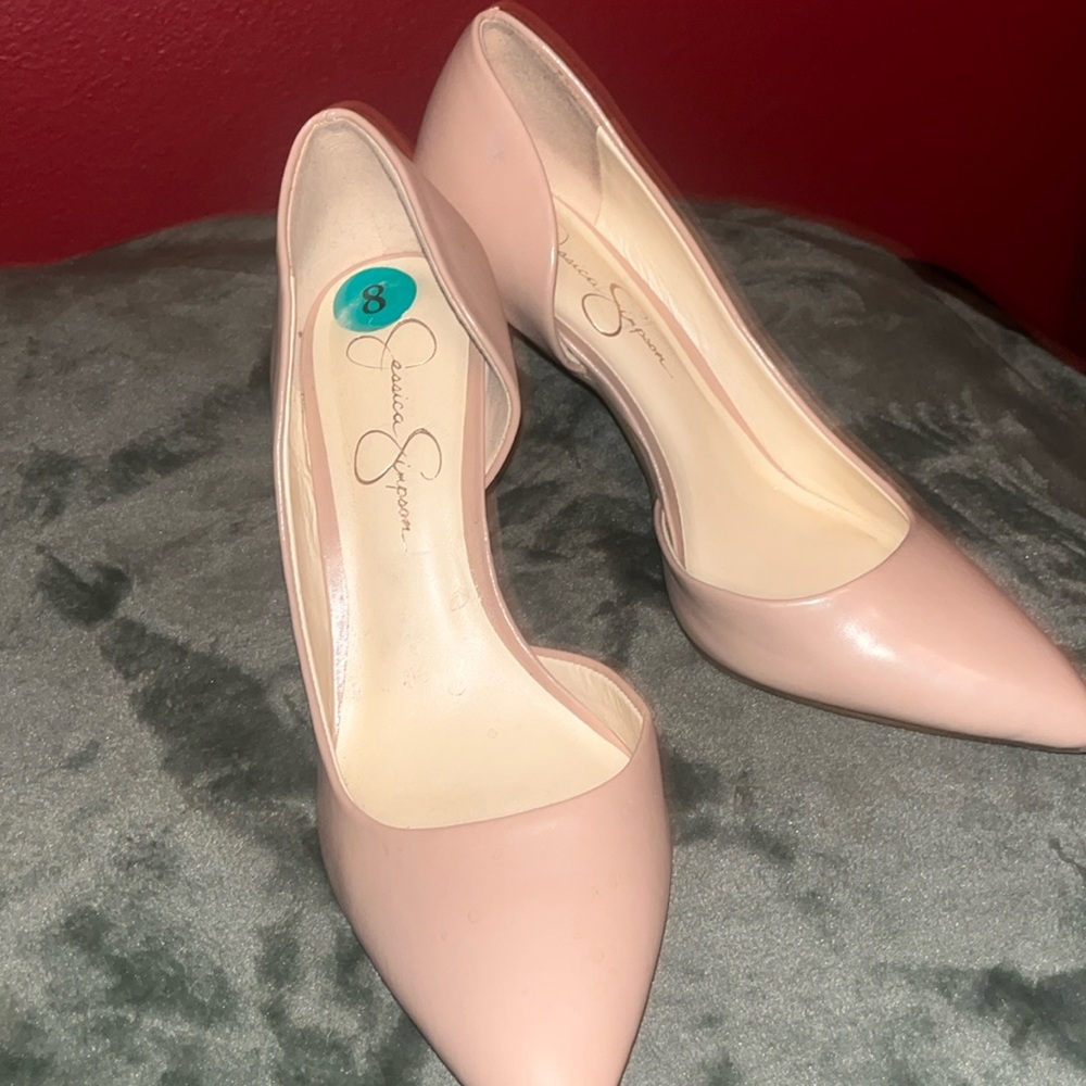 NEVER WORN Nude Jessica Simpson Heels